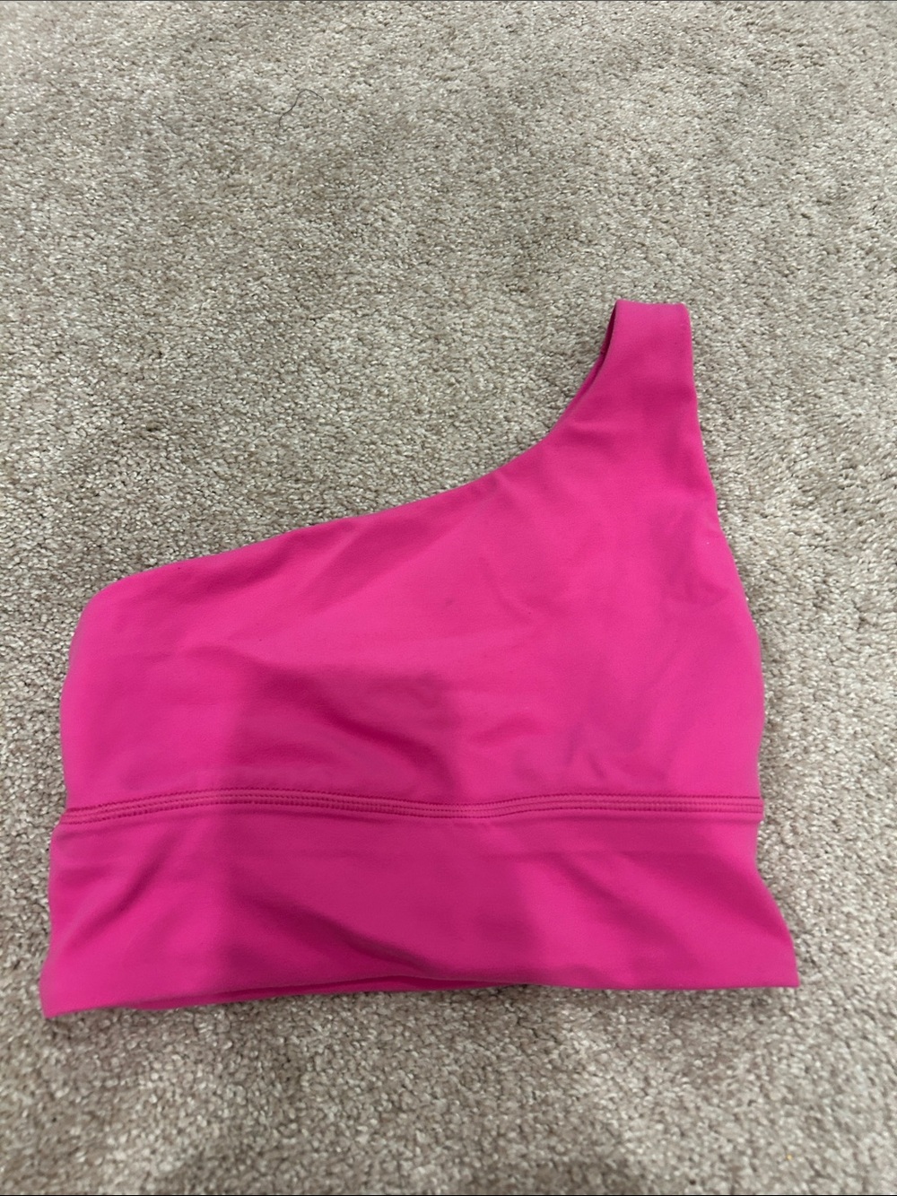 Women’s Lululemon one-Shoulder Top - Hot Pink